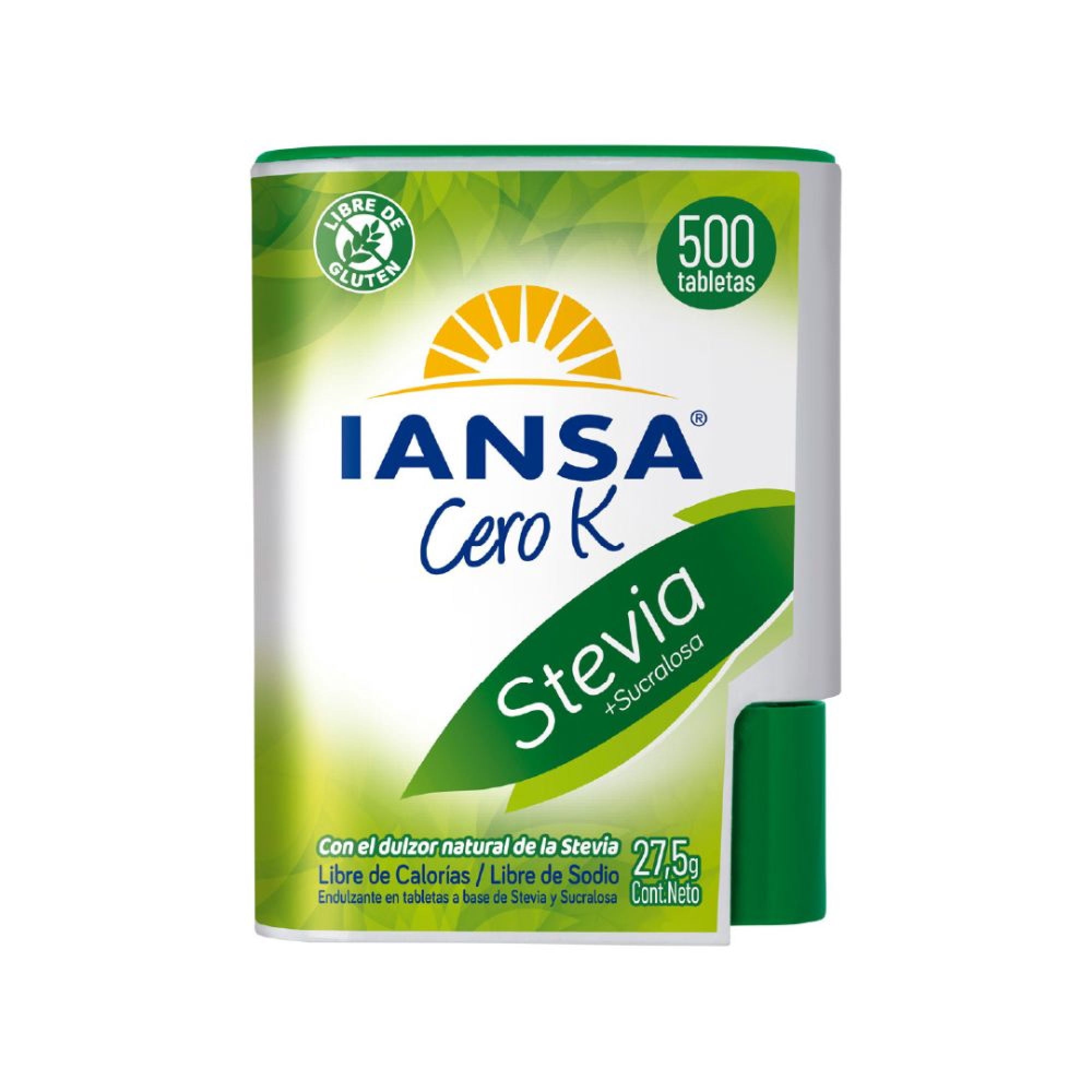Endulzante Tableta Stevia Display 500 Un Iansa Cero K