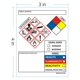 thumbnail image 2 of Etiquetas de datos SDS OSHA Merhoff & Larkin, 10,2 x 7,6 cm, 100 rollos, 2 of 6