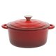 thumbnail image 1 of Olla Holandesa Gibson Home de 5 L, hierro fundido con esmalte rojo, 1 of 8