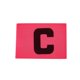 thumbnail image 5 of Banda elástica para capitán de fútbol genérica 33 × 7 cm rojo rosado - paquete de 5, 5 of 6