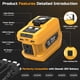 thumbnail image 2 of Inversor de Potencia PlantPalGear 220W DC 20V a AC 110V con 2 USB y 1 Tipo-C, 2 of 9