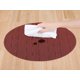 thumbnail image 3 of REGALWOVEN Juego de 6 Manteles Individuales Ovalados para Decoración de Mesa de Comedor de Cocina Manteles Individuales Limpiables Burdeos 18*12.5 Pulgadas, 3 of 7