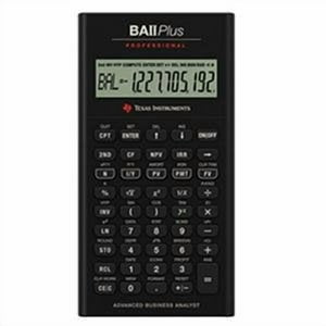Texas Instruments - Calculadora Financiera Ti Ba Ii Plus Pro