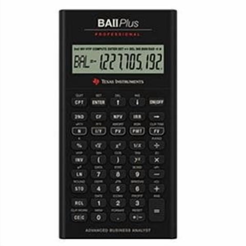 Calculadora Financiera Texas Instruments Ti Ba Ii Plus Pro