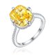 thumbnail image 2 of Anillo de Compromiso para Mujer de 6 Quilates con Corte Cojín Alargado, Plata Esterlina 925 con Circonia Cúbica, Anillos de Promesa de Boda para Ella y Su Esposa, 2 of 6