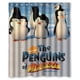 thumbnail image 1 of Cortina de ducha de Los Pingüinos de Madagascar, juego de cortina de baño con ganchos, tamaño 60 x 72 pulgadas, 1 of 3