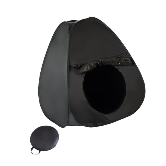 Tienda Sensorial Para Niños Black Instant Black Con Bolsa De Viaje Y Relajación Tenta Triangular Triangular