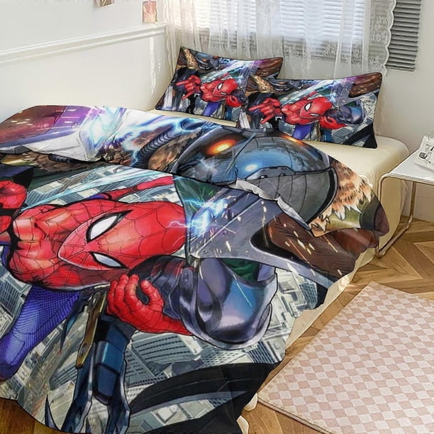 Spidean Bedding Se for Kids Men Women Full Size3s Comforter Cover And Pillowcases-