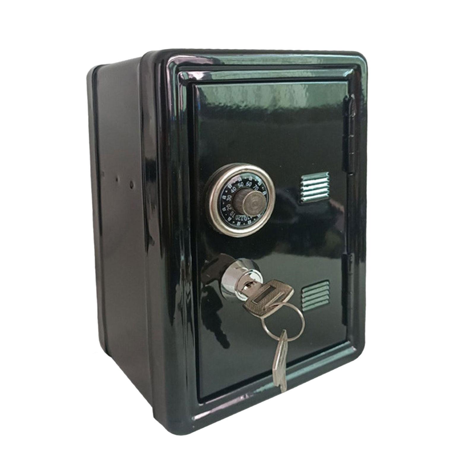 Magideal - Cajas De Dinero Caja Decorativa Regalo Ahorro De Dinero Titular De Negro