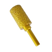 Magideal - Broca De Diamante, Cabezal De Molienda, Vástago De 6Mm, Accesorio De Amoladora, Broca De Fresa De Pulido De Diamante De 60Mm De Largo Para Tallado De Diámetro 18Mm