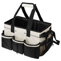 Xusx111 - Portable Limpieza Caddy, Limpieza Caddy Suministros Organizador Con Manija Y Correas De Hombro Para Limpiadoras, Bajo El Fregadero Y Coche Limpieza Herramienta Organizadores Bolsa Con Diviso