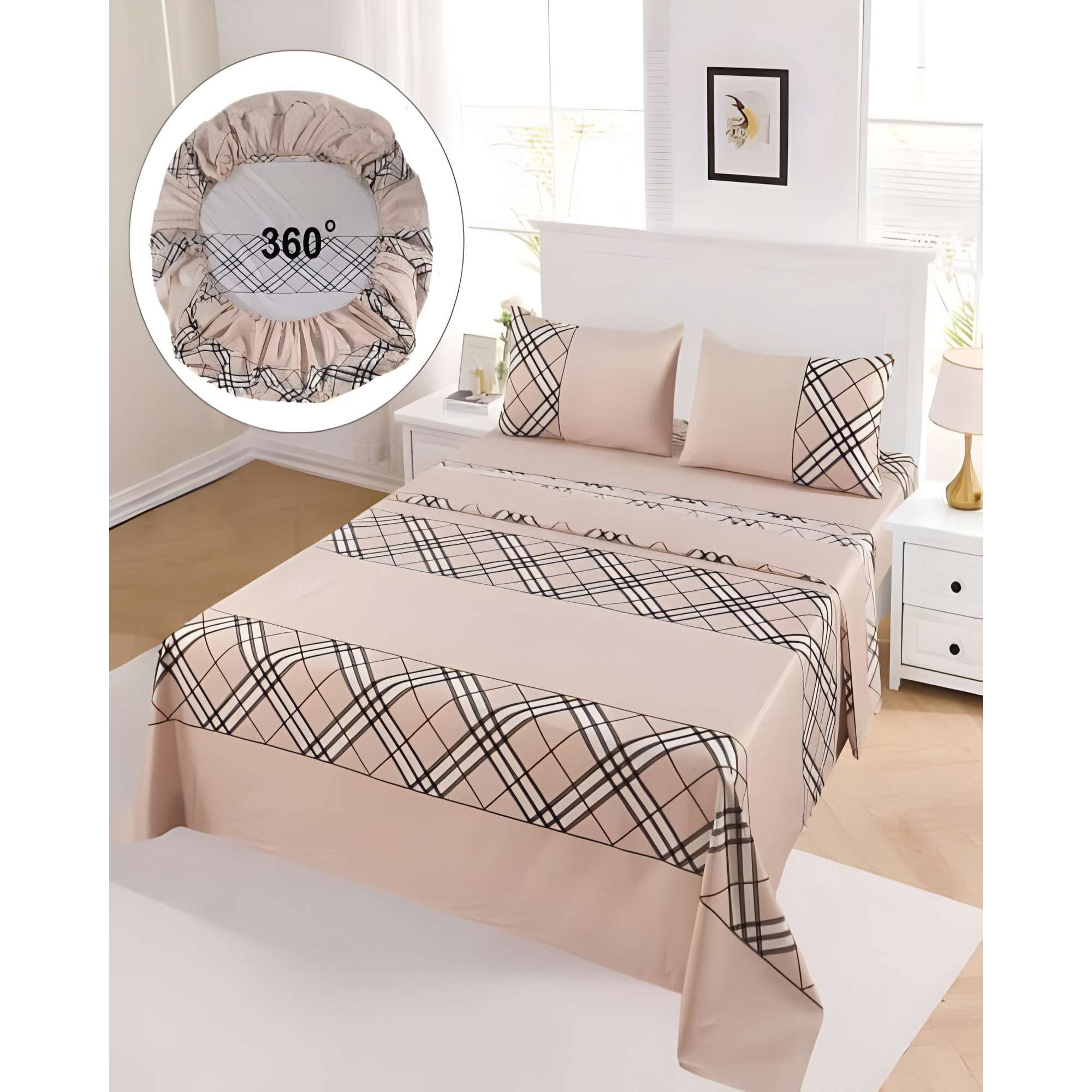 Genérico - Sabanas De Verano Super King Café