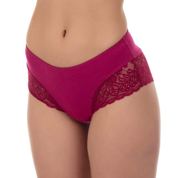 Pantaleta Algodón Y Encaje
