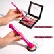 thumbnail image 4 of Set de brochas de maquillaje BS-MALL 9 piezas rosa intenso con bolsa de viaje, 4 of 8