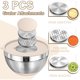 thumbnail image 3 of Umite Chef Mixing Bowls with Airtight Lids Set, 8 piezas de acero inoxidable, 3 of 3