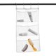 thumbnail image 2 of Organizador de malla colgante para ducha, paquete de 2, con 6 bolsillos, ganchos para barra/revestimiento de cortina de ducha, organizador para colgar artículos de tocador de baño, organizador de pare, 2 of 7