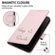 thumbnail image 2 of Funda Cartera para iPhone 16e con Bloqueo RFID, Cierre Magnético y Ranuras Tarjetas Rosa, 2 of 5