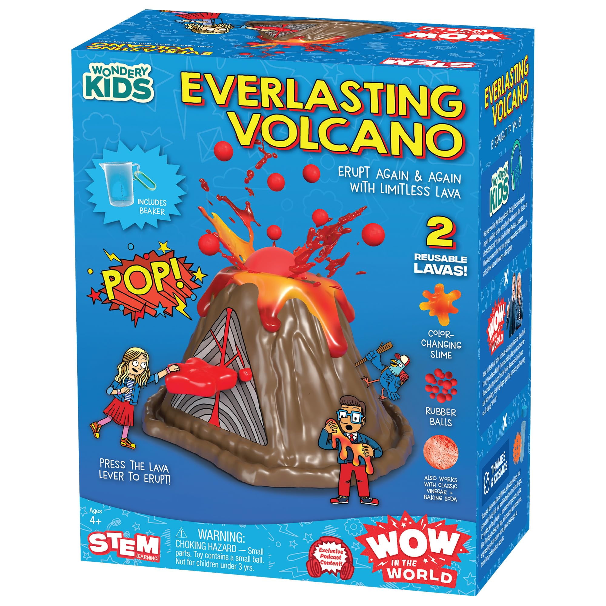 Wondery Kids - El Juguete Stem Thames & Kosmos Sorprende En El Volcán Eterno Del Mundo