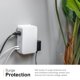 thumbnail image 4 of Protector contra sobretensiones GE-Ultrapro, extensor de 5 salidas, 1 USB-A, 1 USB-C, 4 of 6