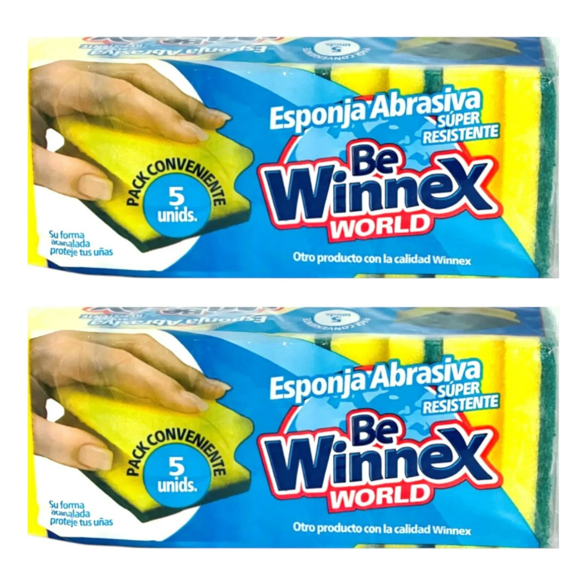 Pack Esponja Abrasiva Be Winnex 10u