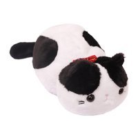 Bothyi - Soporte Para Pañuelos De Coche De Gato De Peluche, Bandeja Para Pañuelos, Contenedor, Caja De Pañuelos Bonita, Color Blanco Y Negro