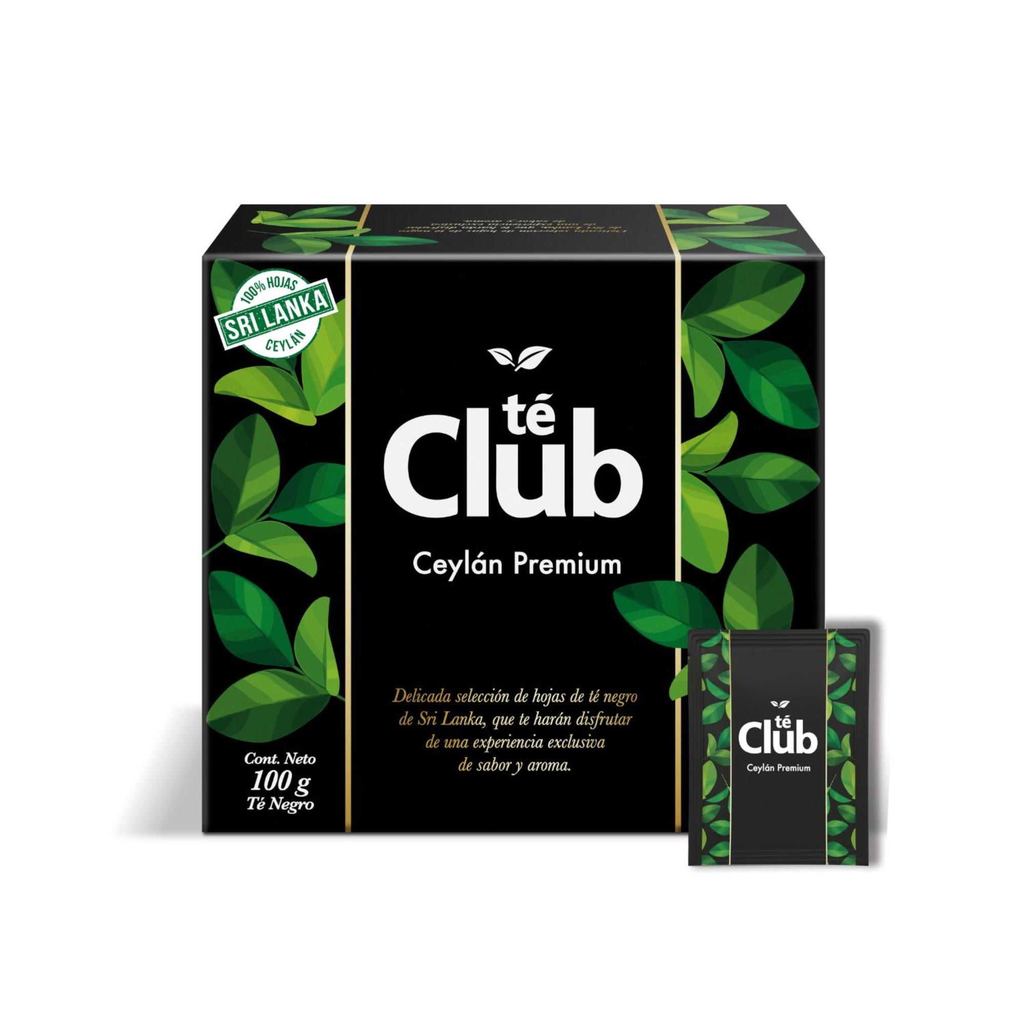 Té Premium Caja 50 Bolsitas 50 Un Té Club