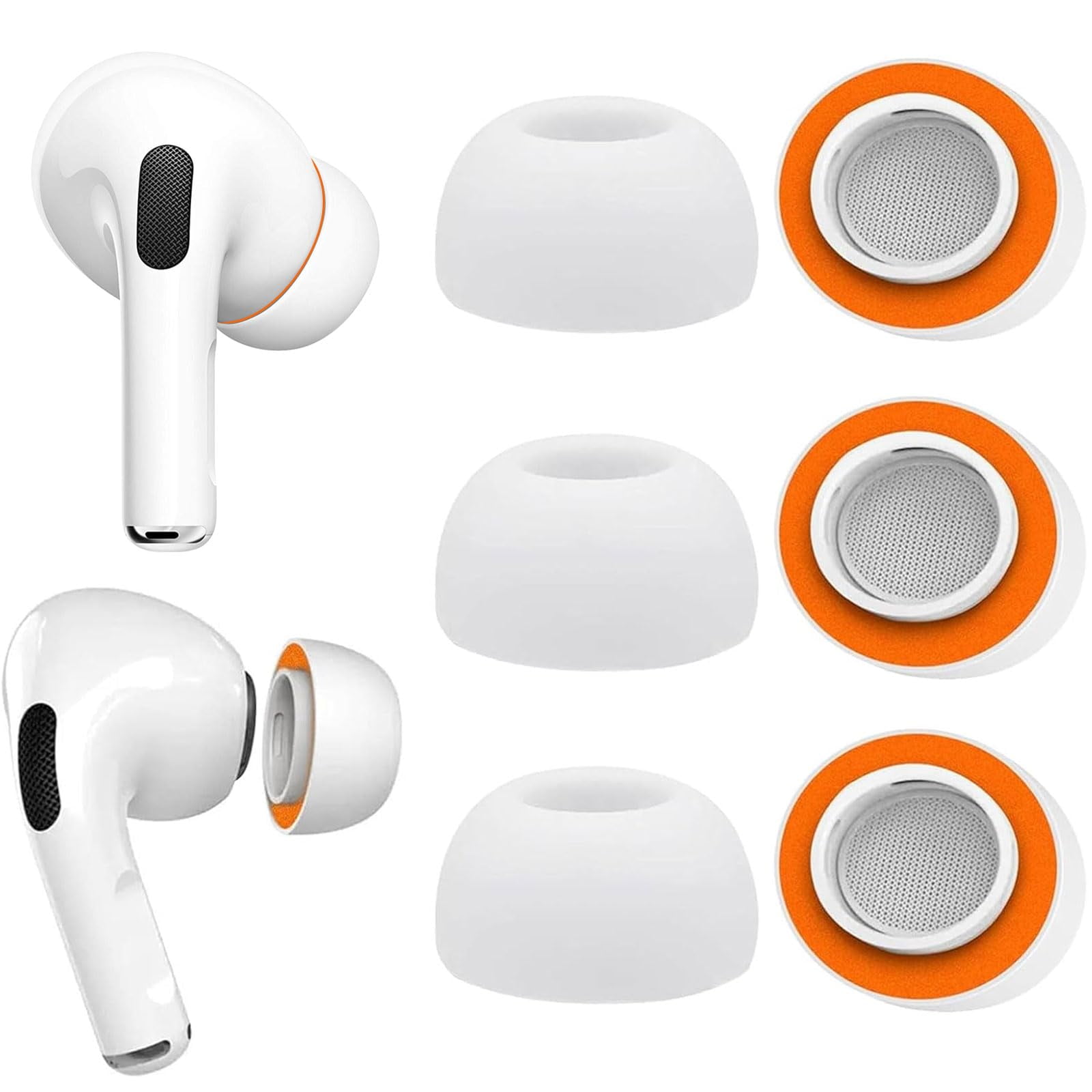 Puntas de espuma viscoelástica Bodykoo para AirPods Pro 1 y 2 | Lider