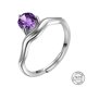 thumbnail image 1 of Stunning 925 Sterling Silver Constellation Ring with Zircon Adjustable Design - Perfect Gift for Women, 1 of 5