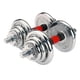 thumbnail image 3 of Set De Mancuernas Cromadas Ajustables 20 Kg Maletín Color Cromado Boost Fitness, 3 of 3