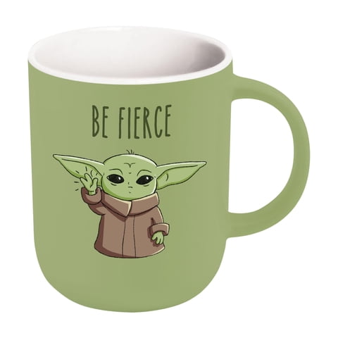 Taza Para Capuchino Star Wars Grogu Be Fierce 473 Ml