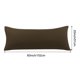 thumbnail image 5 of Funda de Almohada Corporal REGALWOVEN de Microfibra Cepillada, Marrón King, 5 of 7
