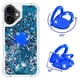 thumbnail image 2 of FOXDOCK Funda Glitter Líquida para iPhone 17 con Anillo Brillante, TPU Antichoques y Esquinas Reforzadas, Soporte, 2 of 6