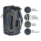 thumbnail image 4 of Pack Bolso Duffel 70 lts Azul + Banano impermeable Lhotse, 4 of 7