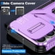 thumbnail image 3 of Funda Armada para iPhone 13 Pro con Tapa Deslizante y Soporte Magnético Giratorio Morado, 3 of 5