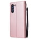 thumbnail image 2 of Funda Cartera para Samsung Galaxy S21 con Tarjetero, Soporte y Cordón - Protección Oro rosa, 2 of 5