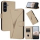 thumbnail image 1 of Funda Cartera Fibra de Carbono para Samsung Galaxy S25 FE con Soporte y Cierre Magnético Oro, 1 of 6