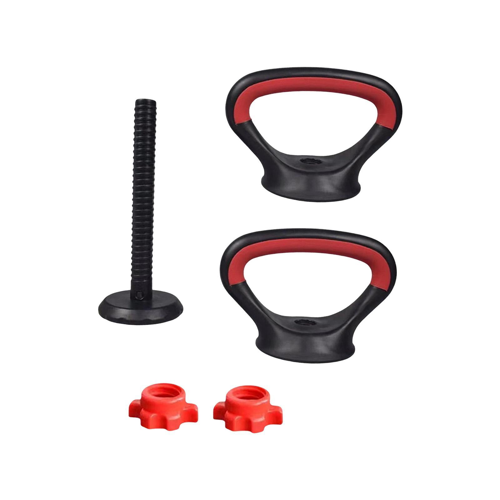 Ioensy - Accesorio De Peso Kettlebell, Mango De Agarre Para Fitness, Mango Y Tuerca De Barra De Culturismo Para Interior Y Hogar