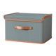 thumbnail image 5 of Contenedor De Almacenamiento Con Tapa, Organizador De Almacenamiento Plegable Para Edredones, Almohadas, Gabinete Gris, 37x27x26cm, 5 of 5