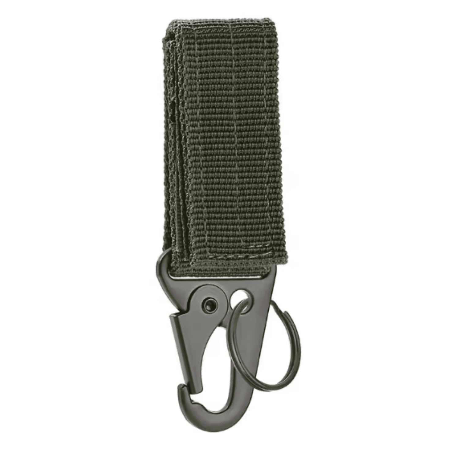 Genérico - Llavero Mosqueton Táctico Militar Sist Molle Velcro