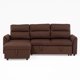 thumbnail image 2 of Sofá Seccional Cama 2 Plazas Moderno Café New Sidney, 2 of 13