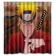 thumbnail image 1 of Cortina de ducha de Naruto con ganchos (167 x 183 cm), 1 of 3