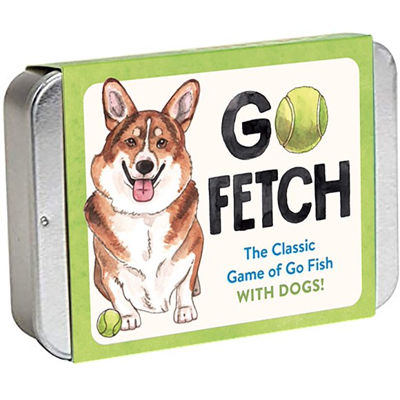 Juego de cartas Chronicle Books Go Fetch para niños mayores de 4 años
