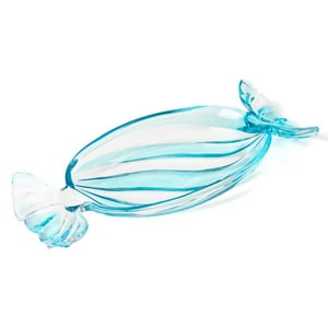 Veat00L - Platos En Forma De Caramelo De Vidrio, Productos De Vidrio De Alta Calidad, Diseño Único, Para Postres, Decoraciones, Cenas, Festivales, Fiestas