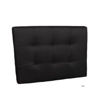 Muebles New - Respaldo Plaza Y Media Negro Lino