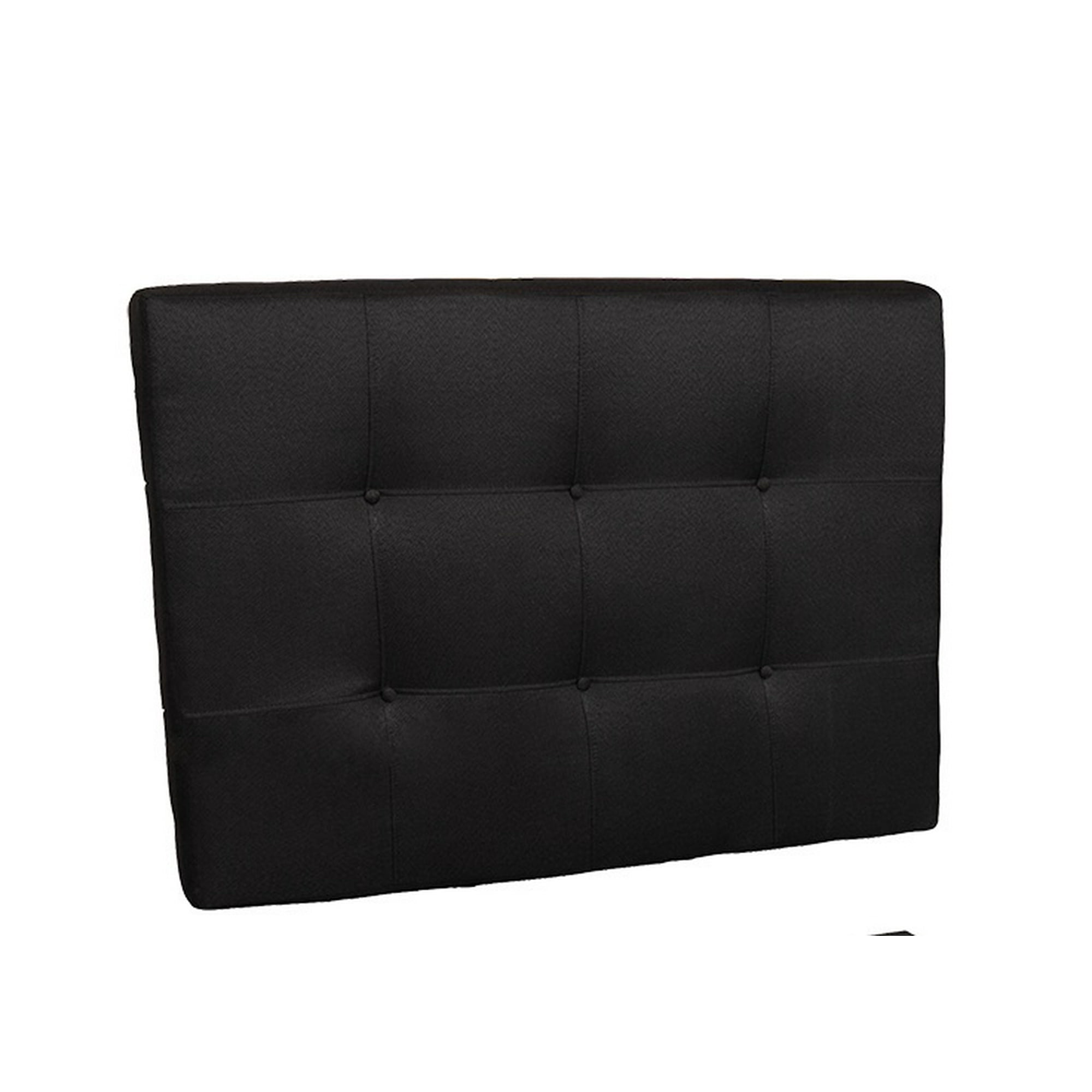 Muebles New - Respaldo Plaza Y Media Negro Lino