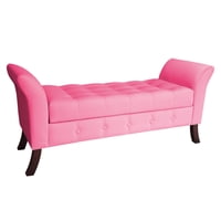 Genérico - Banqueta Baul Regatta Color Rosado