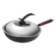 thumbnail image 4 of Sartén Antiadherente con Tapa, Utensilio de Cocina Sartén para Tortillas, Mango Largo, Sartén Sin Revestimiento, Sartén Wok para , Sándwiches, T plano de 32 cm, 4 of 4