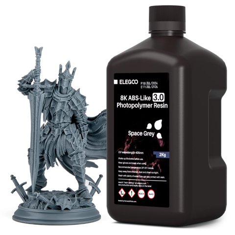Resina Elegoo Mejorada 8K Tipo Abs 3.0 2000 G Para