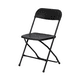 thumbnail image 2 of Pack 10 unidades silla plegable negra para eventos alta resistencia, 2 of 3