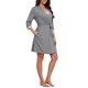 thumbnail image 4 of INSPIRE CHIC Conjunto de Dormir para Mujer con Encaje, Camisón sin Mangas con Escote en V y Bata, 2 Piezas de Ropa de Descanso, Talla S, Gris, 4 of 6